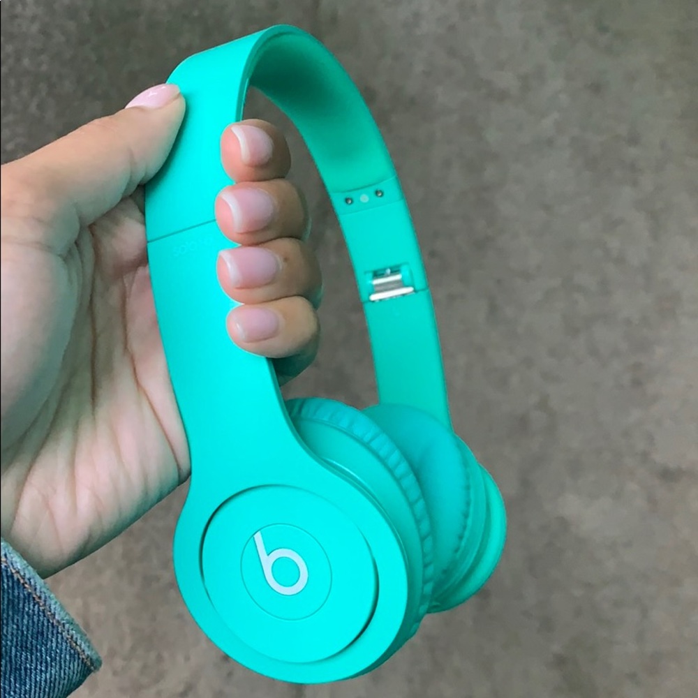 Turquoise Beats Headphones